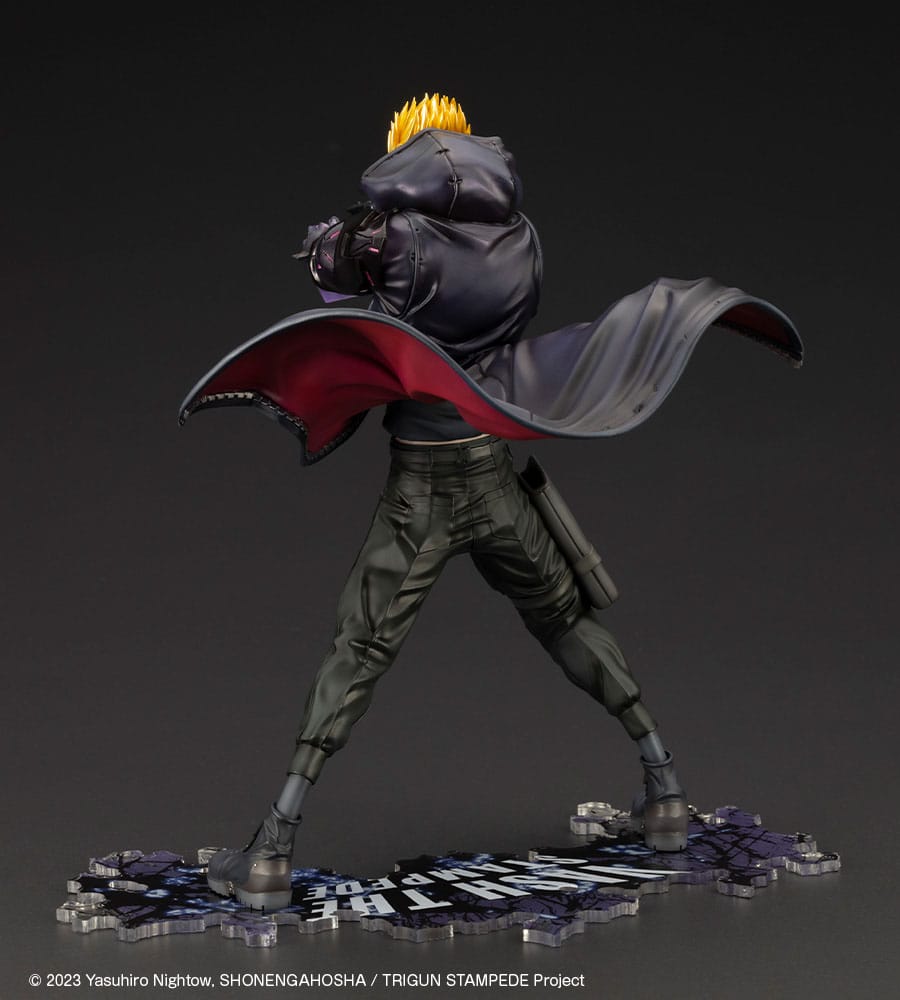 Trigun Stampede statuette PVC ARTFXJ 1/8 Vash the Stampede The Gunman in Black Ver. 22 cm