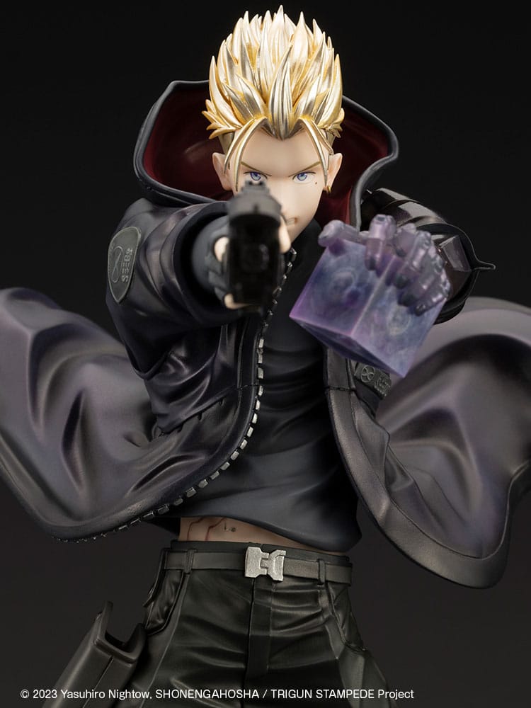 Trigun Stampede statuette PVC ARTFXJ 1/8 Vash the Stampede The Gunman in Black Ver. 22 cm