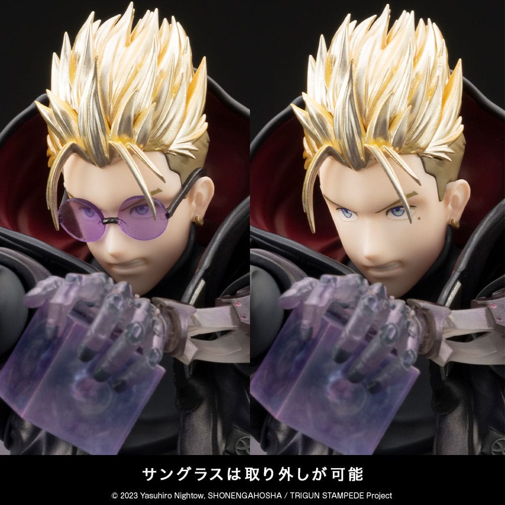 Trigun Stampede statuette PVC ARTFXJ 1/8 Vash the Stampede The Gunman in Black Ver. 22 cm