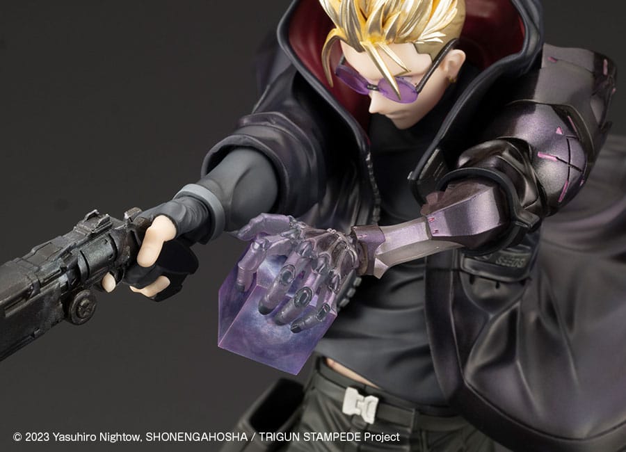 Trigun Stampede statuette PVC ARTFXJ 1/8 Vash the Stampede The Gunman in Black Ver. 22 cm