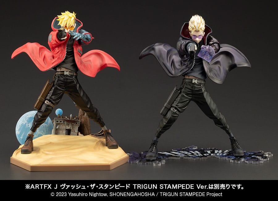 Trigun Stampede statuette PVC ARTFXJ 1/8 Vash the Stampede The Gunman in Black Ver. 22 cm