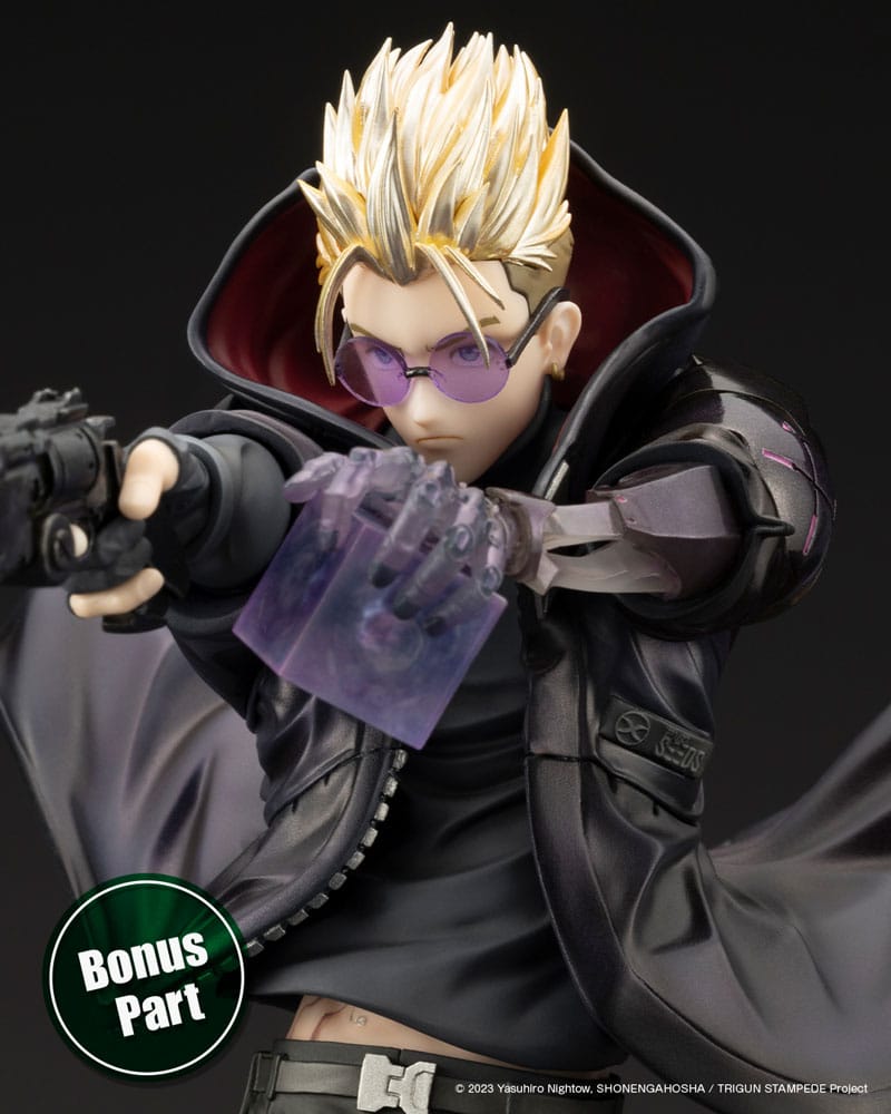 Trigun Stampede statuette PVC ARTFXJ 1/8 Vash the Stampede The Gunman in Black Ver. 22 cm