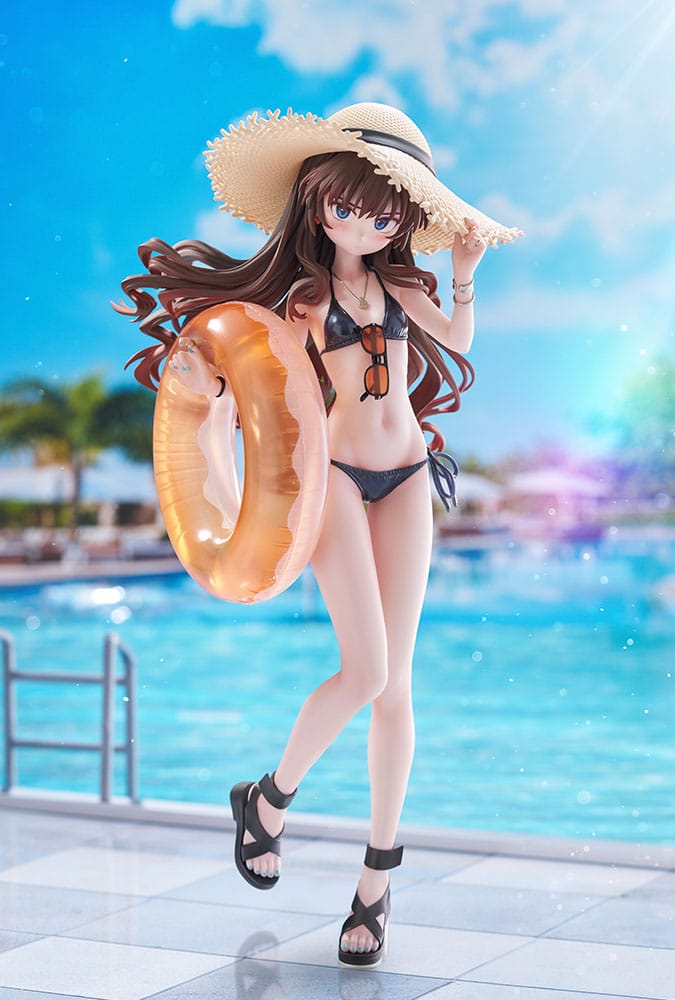 Original Character statuette PVC 1/7 Illustrator Original Series Elisia Valfelto Swimsuit Ver. Illustration by Luicent 27 cm