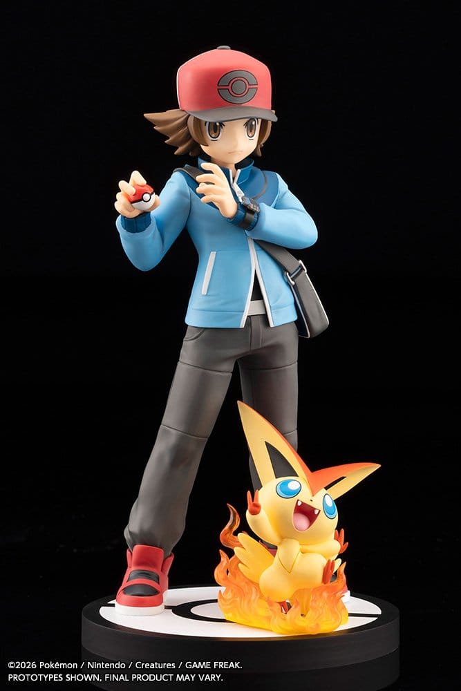 Pokémon figurine PVC 1/8 ARTFX J Hilbert with Victini 20 cm