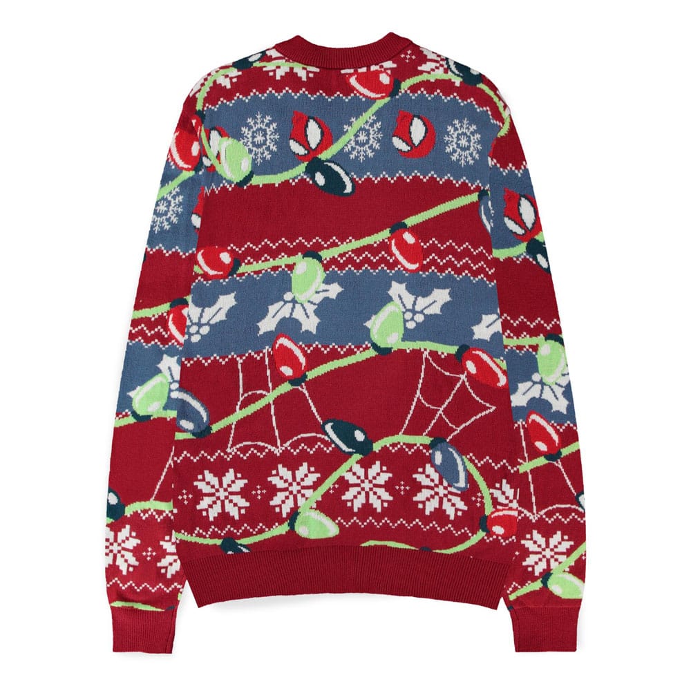 Spider-Man Sweater Swing into the Holidays (Christmas Jumper) (S)
