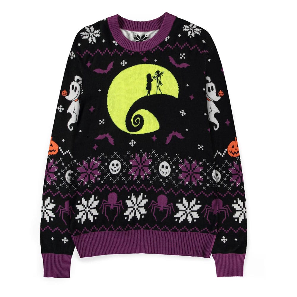 L'Étrange Noël de monsieur Jack Sweater Glow in the Dark (Christmas Jumper) (M)