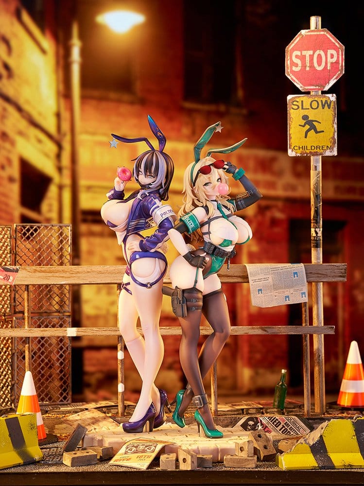 Original Character figurine 1/6 Bunny Cops_02 Illustration by CheLA77 30 cm
