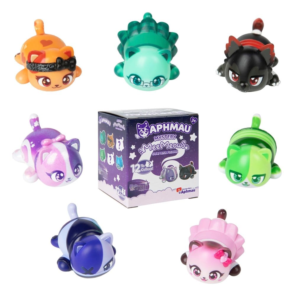 Aphmau figurines mini MyStreet Mystery Meemeow Blind Box Display (12)