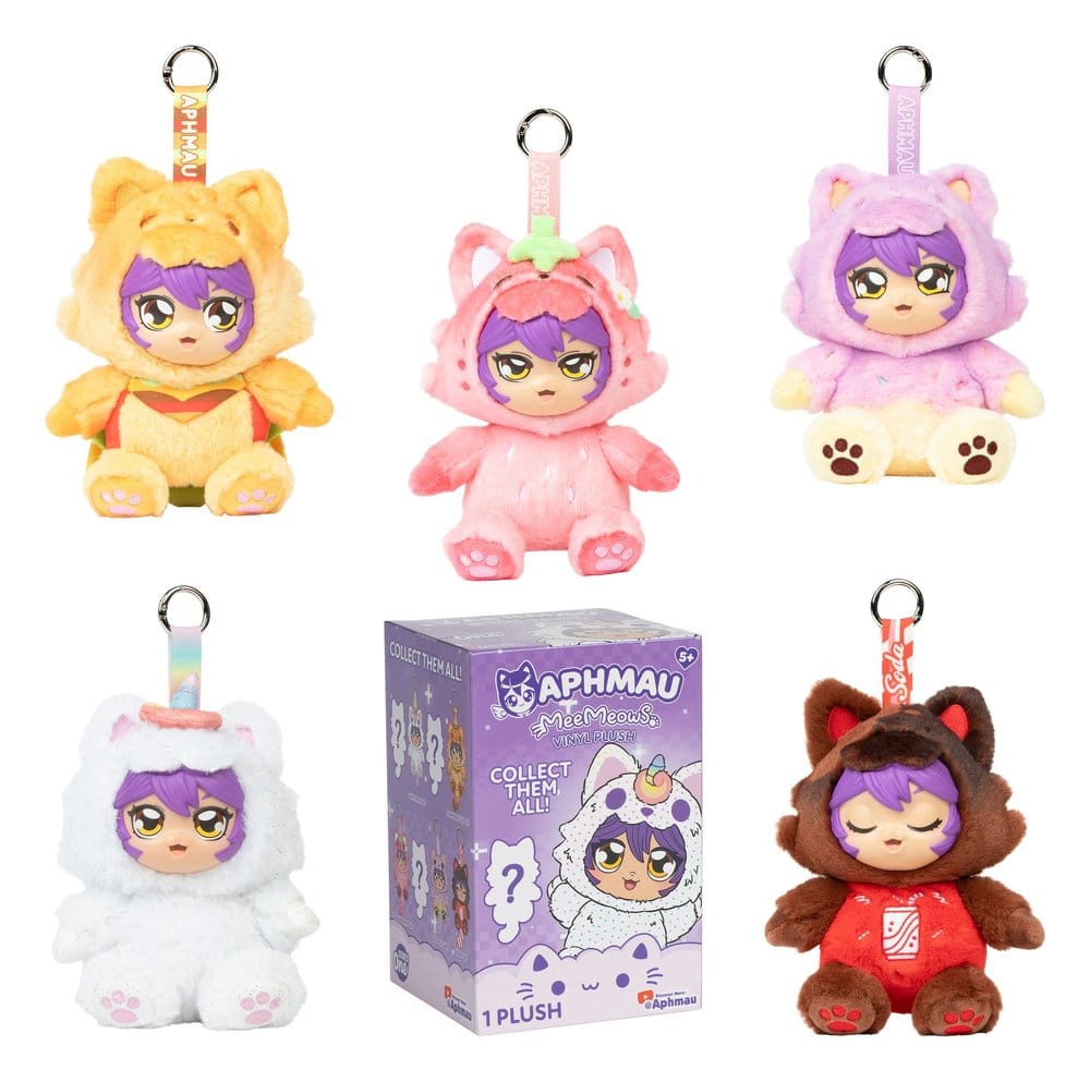 Aphmau breloque de sac en peluche vinyle Blind Box Display (6)