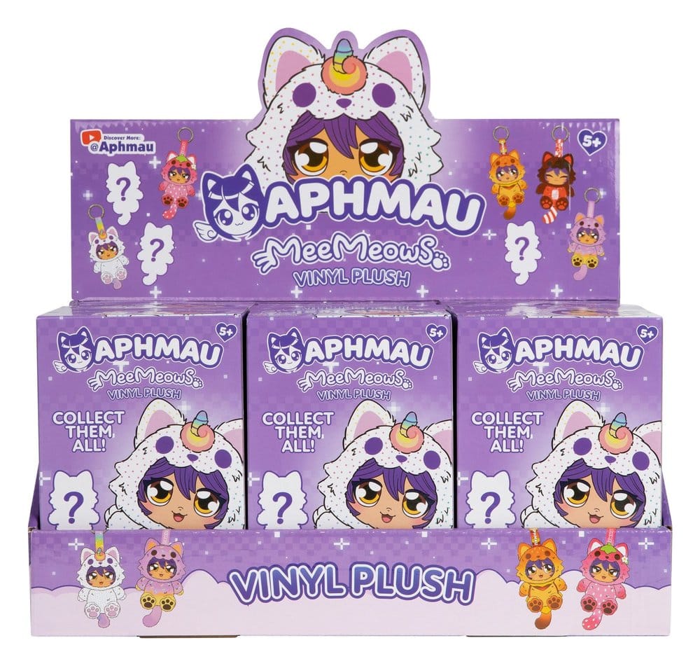 Aphmau breloque de sac en peluche vinyle Blind Box Display (6)
