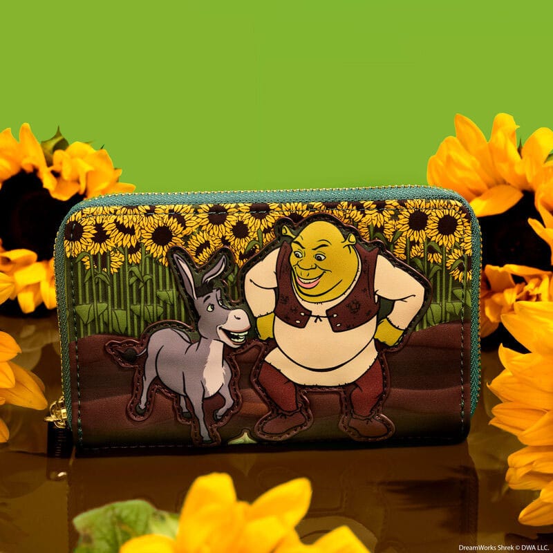 Dreamworks by Loungefly Porte-monnaie Shrek & Donkey Sunflower Field