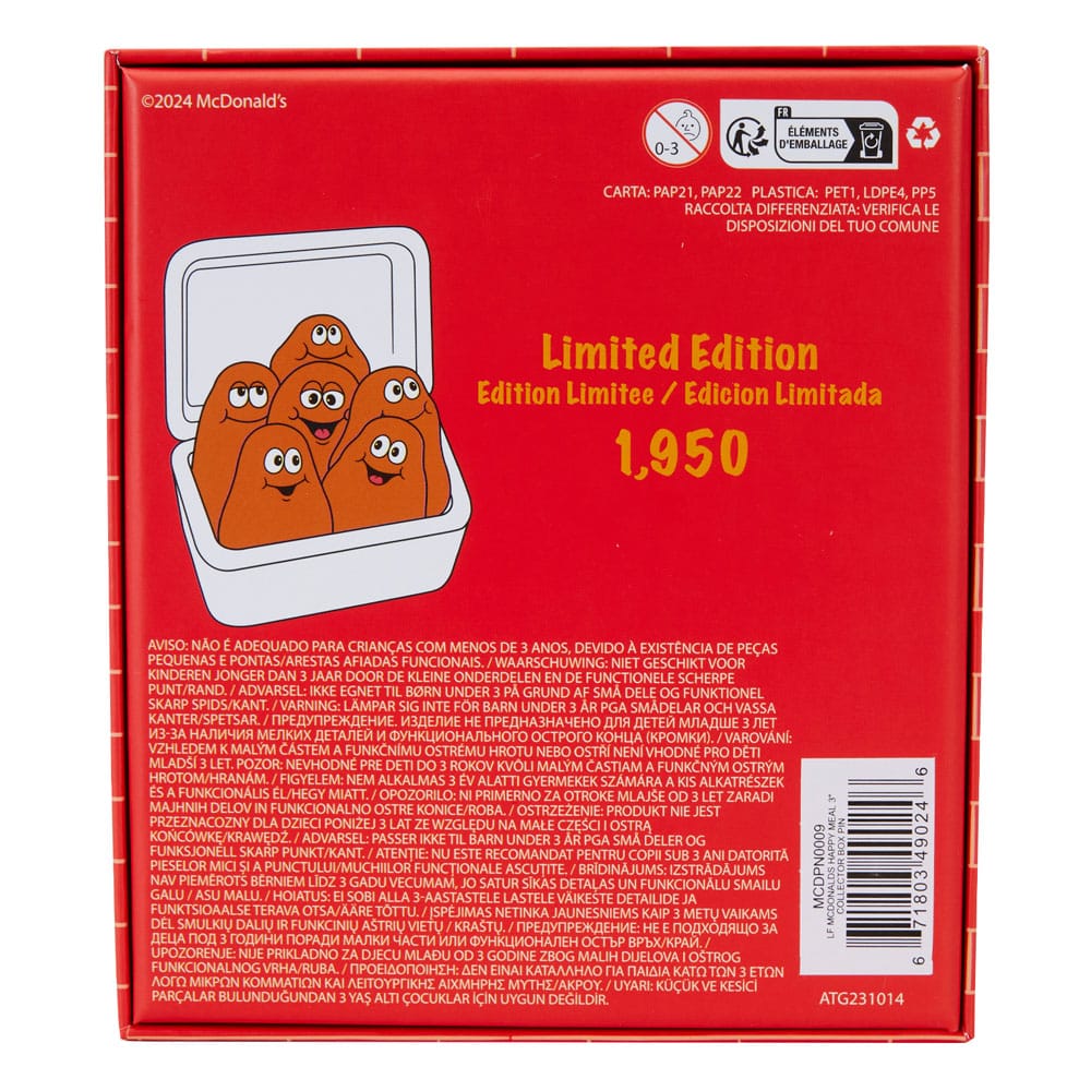 McDonalds by Loungefly assortiment 3" pin's émaillés Happy Meal (12)