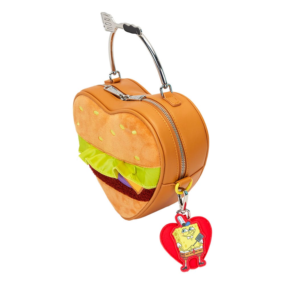 Nickelodeon by Loungefly sac à bandoulière Spongebob Krabby Patty Plush