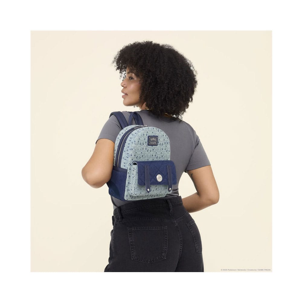 Pokémon by Loungefly sac à dos Mini Faux Denim