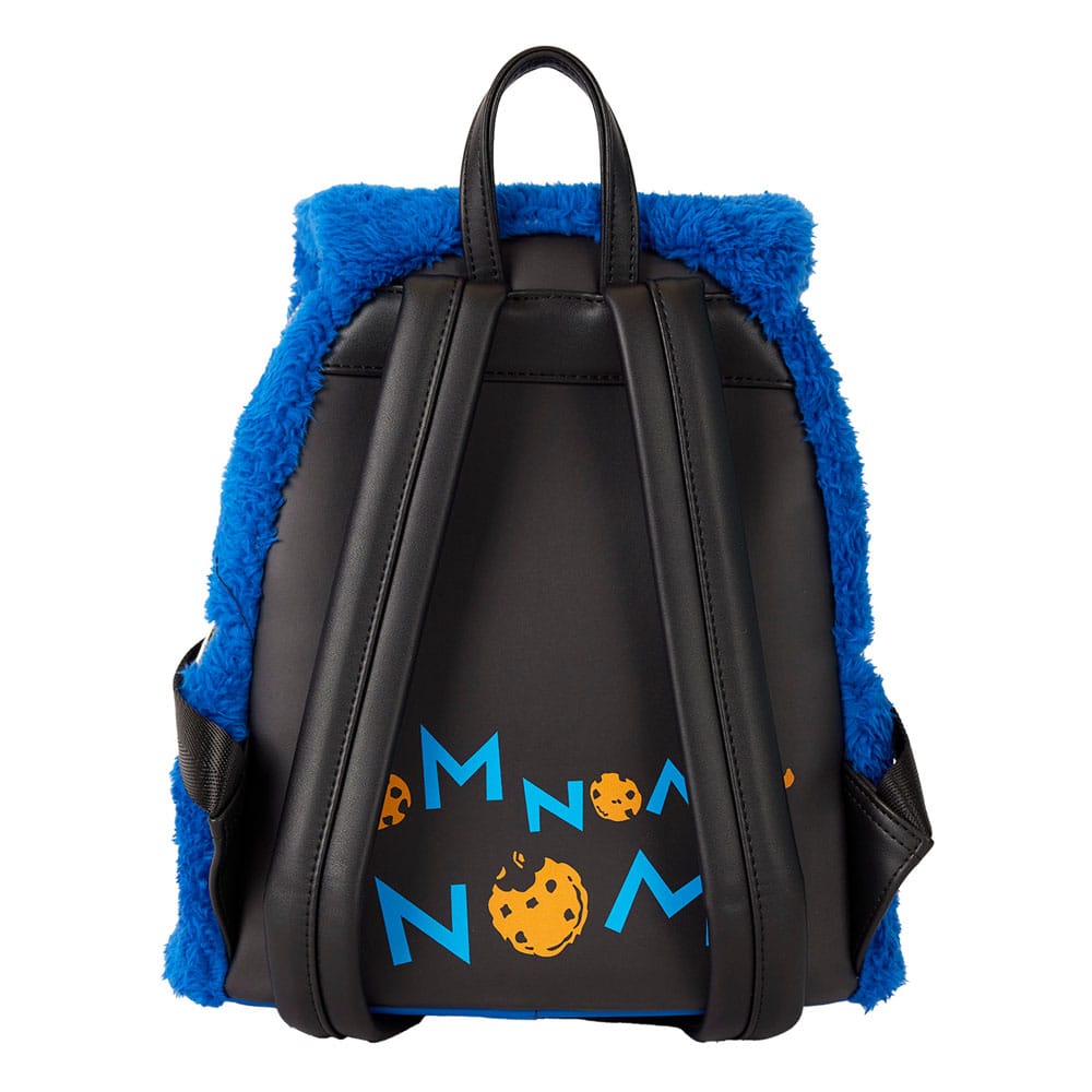 1, Rue Sésame Street by Loungefly Plush Mini sac à dos Cookie Monster