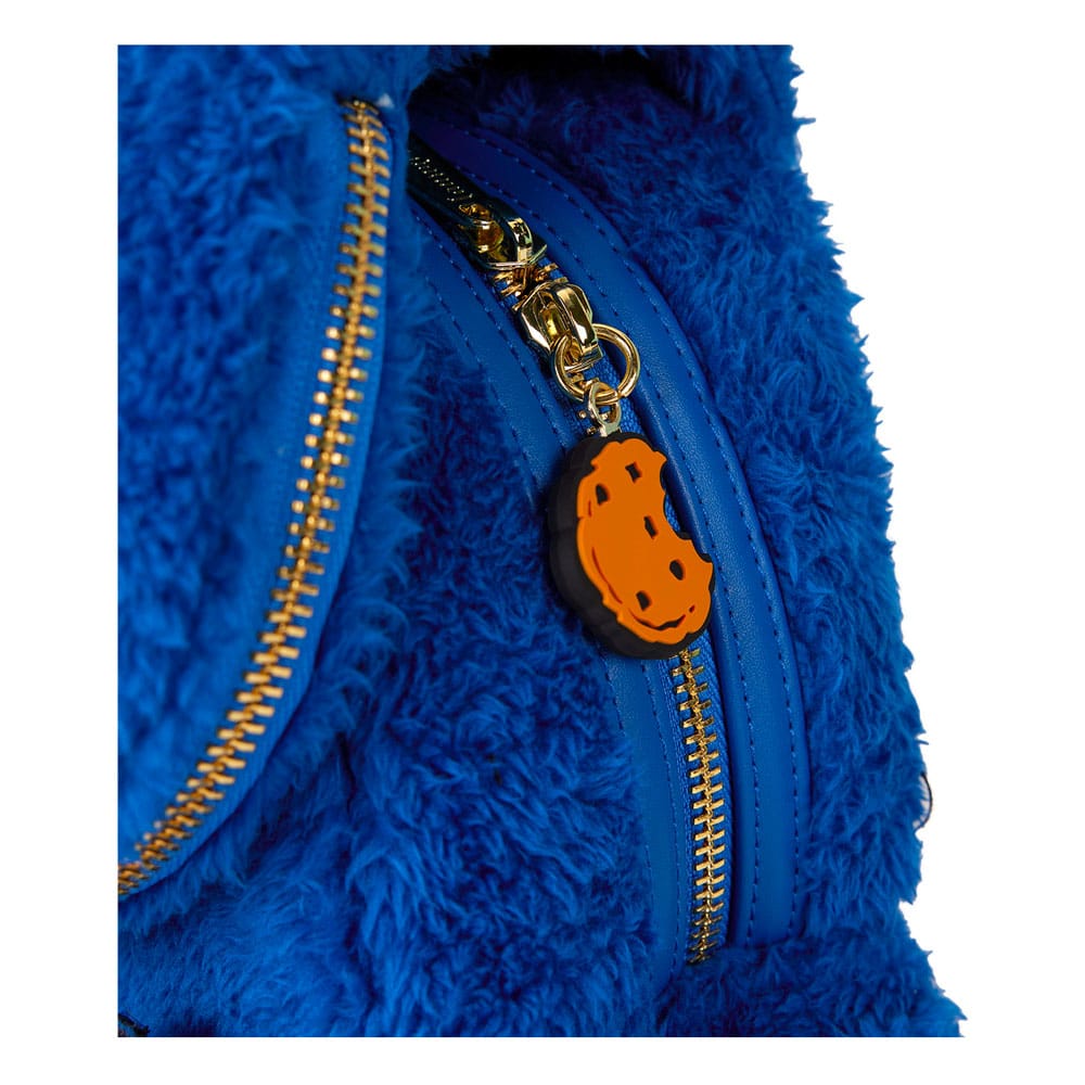 1, Rue Sésame Street by Loungefly Plush Mini sac à dos Cookie Monster