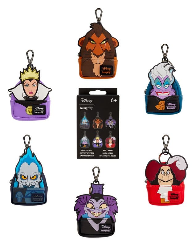 Disney by Loungefly assortiment porte-clés Blind Box Villains Mini Backpack (15)