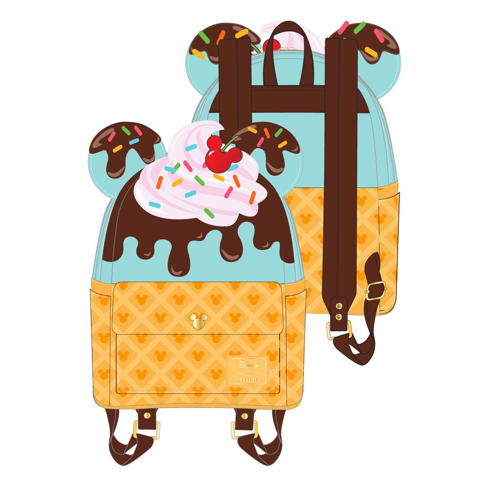 Disney by Loungefly sac à dos Mickey and Minnie Sweets Ice Cream