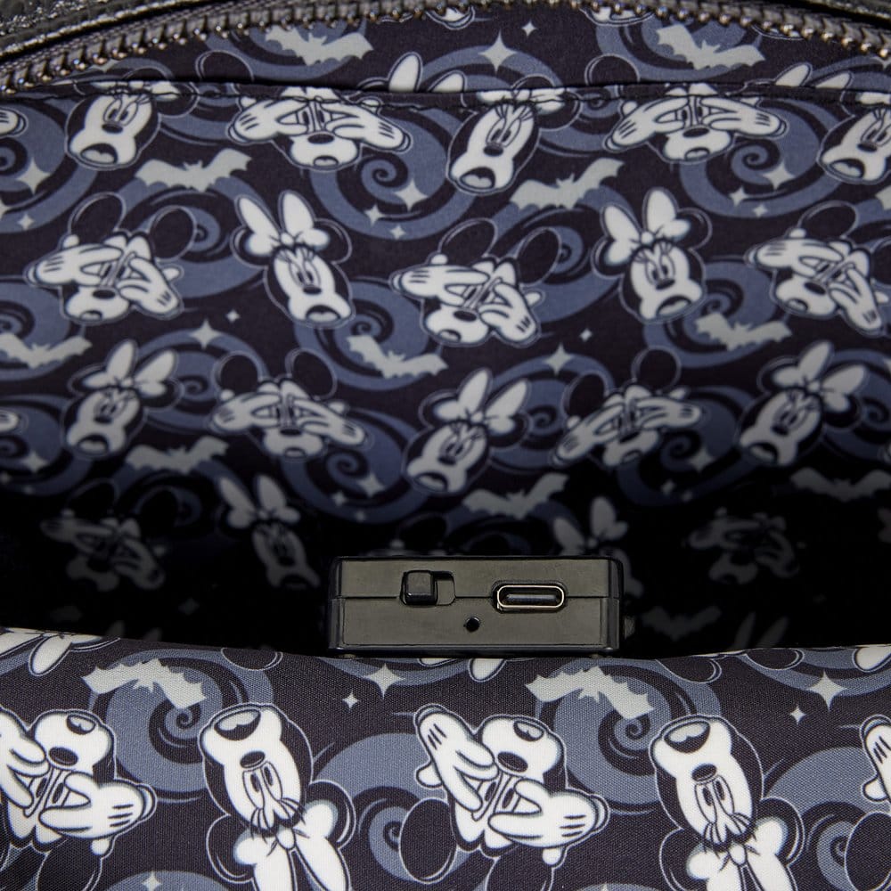 Mickey & Minnie by Loungefly sac à dos Mini Ghost Light Up Glow