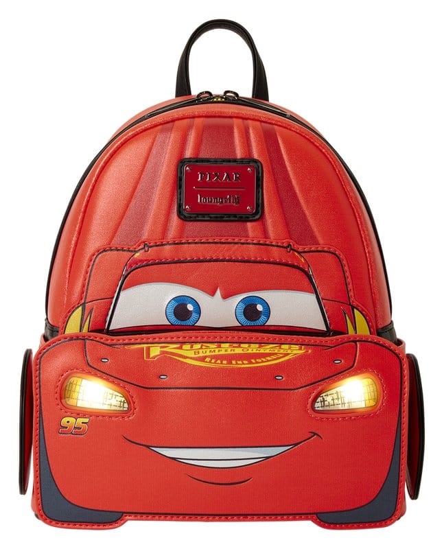 Cars by Loungefly Mini sac à dos 20th Anniversary Lightning McQueen Metallic LightUp