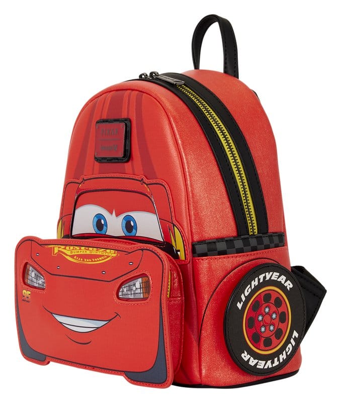 Cars by Loungefly Mini sac à dos 20th Anniversary Lightning McQueen Metallic LightUp