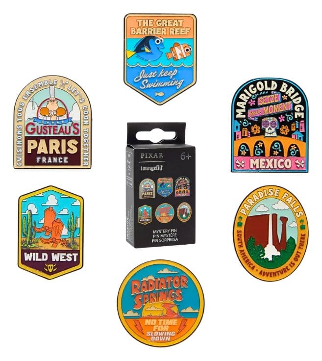 Disney Pixar présentoir pin's émaillés NATIONAL PARK STICKER MYPIN Blind (12)