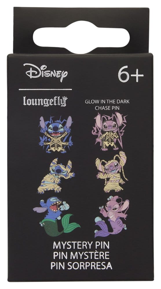 Lilo et Stitch by Loungefly présentoir pin's émaillés Stitch & Angel Halloween Costumes Blind (12)