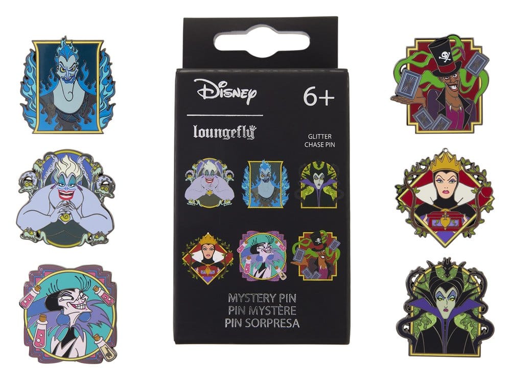 Disney Villains by Loungefly présentoir pin's émaillés Blind (12)