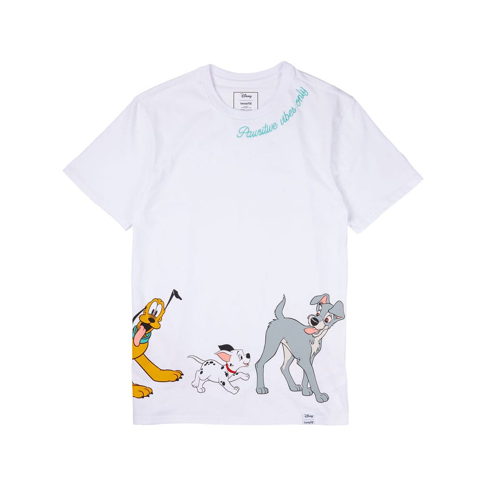 Disney by Loungefly Tee T-Shirt Unisexe Dogs & Cats (XXL)