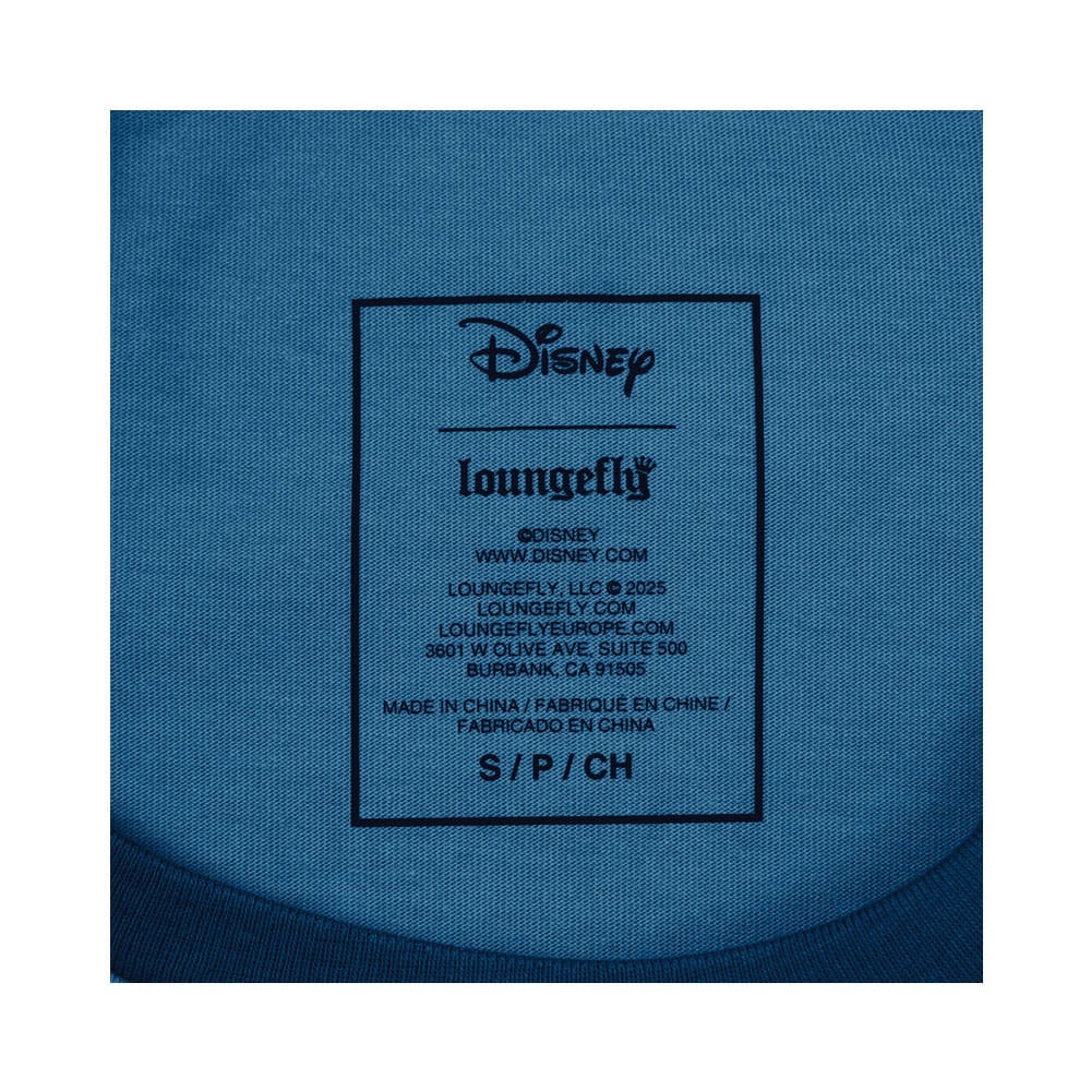 Pinocchio by Loungefly Tee T-Shirt Unisexe Blue Fairy Shirred Raglan (XXL)