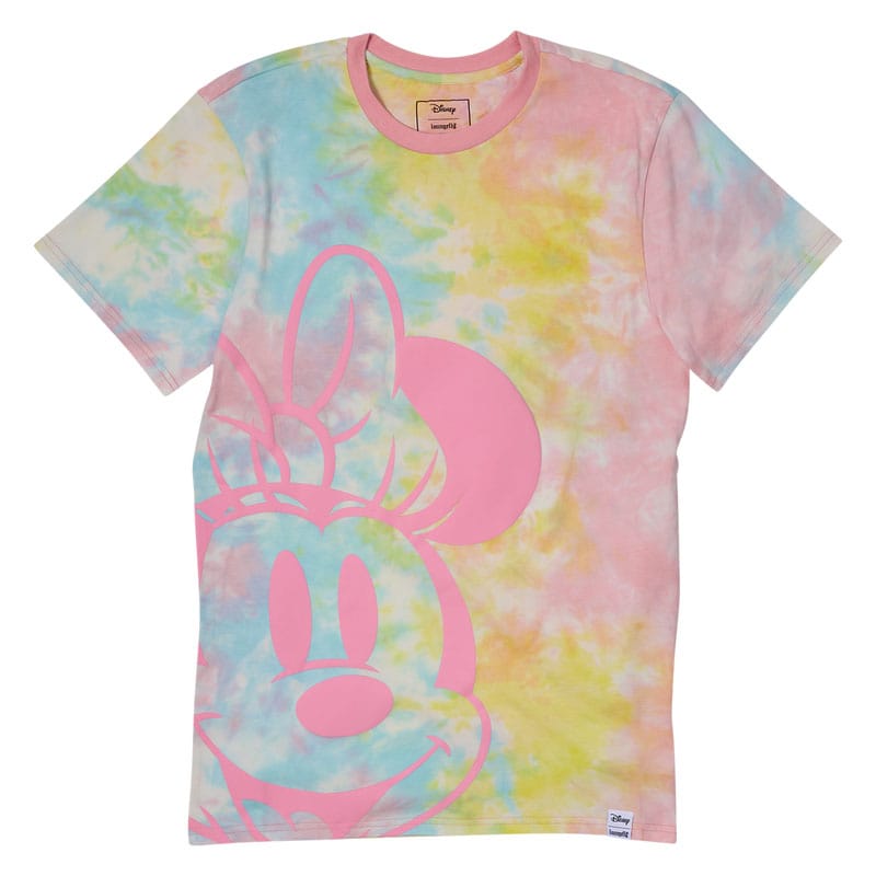 Disney by Loungefly Tee T-Shirt Unisexe Minnie Mouse Tie Die (L)
