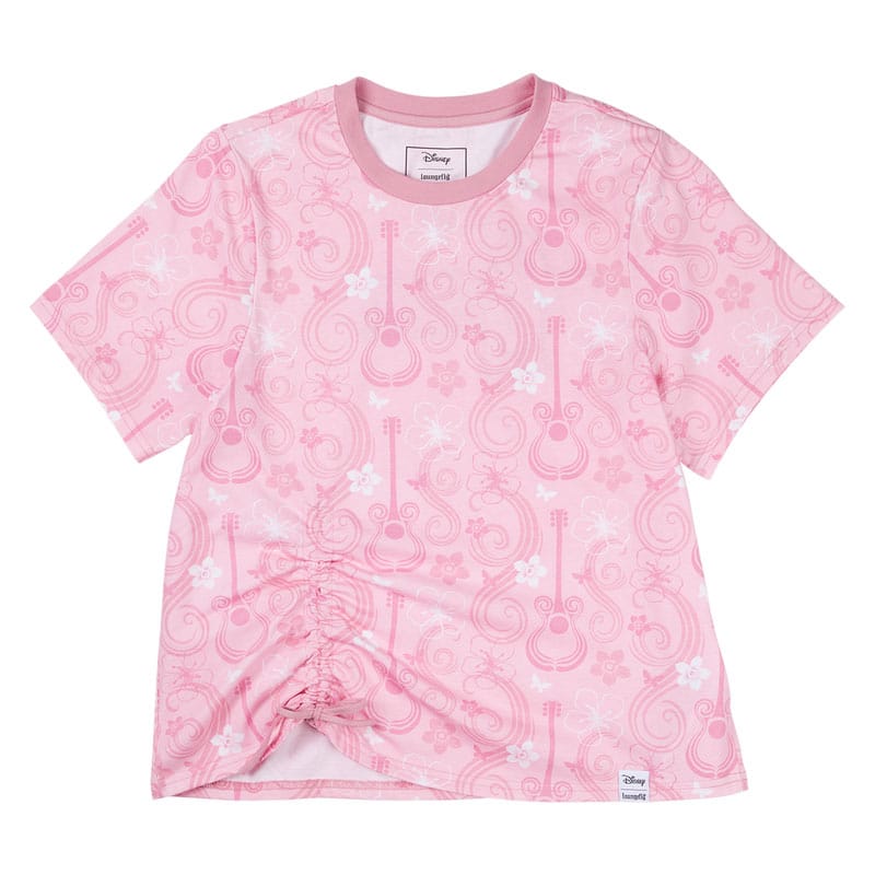 Disney by Loungefly Tee T-Shirt Unisexe Hannah Montana Shirred Hem (M)
