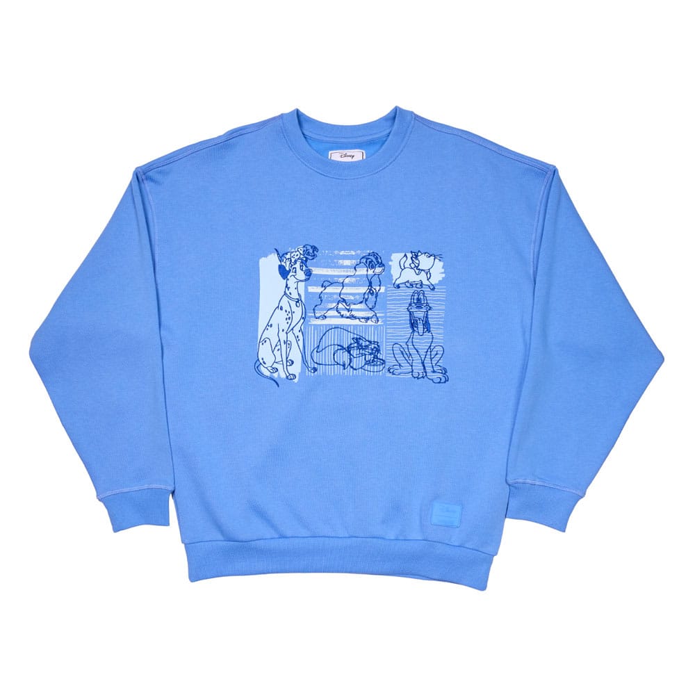 Disney by Loungefly Sweatshirt Unisexe Dogs & Cats Oversized Crewneck (M)