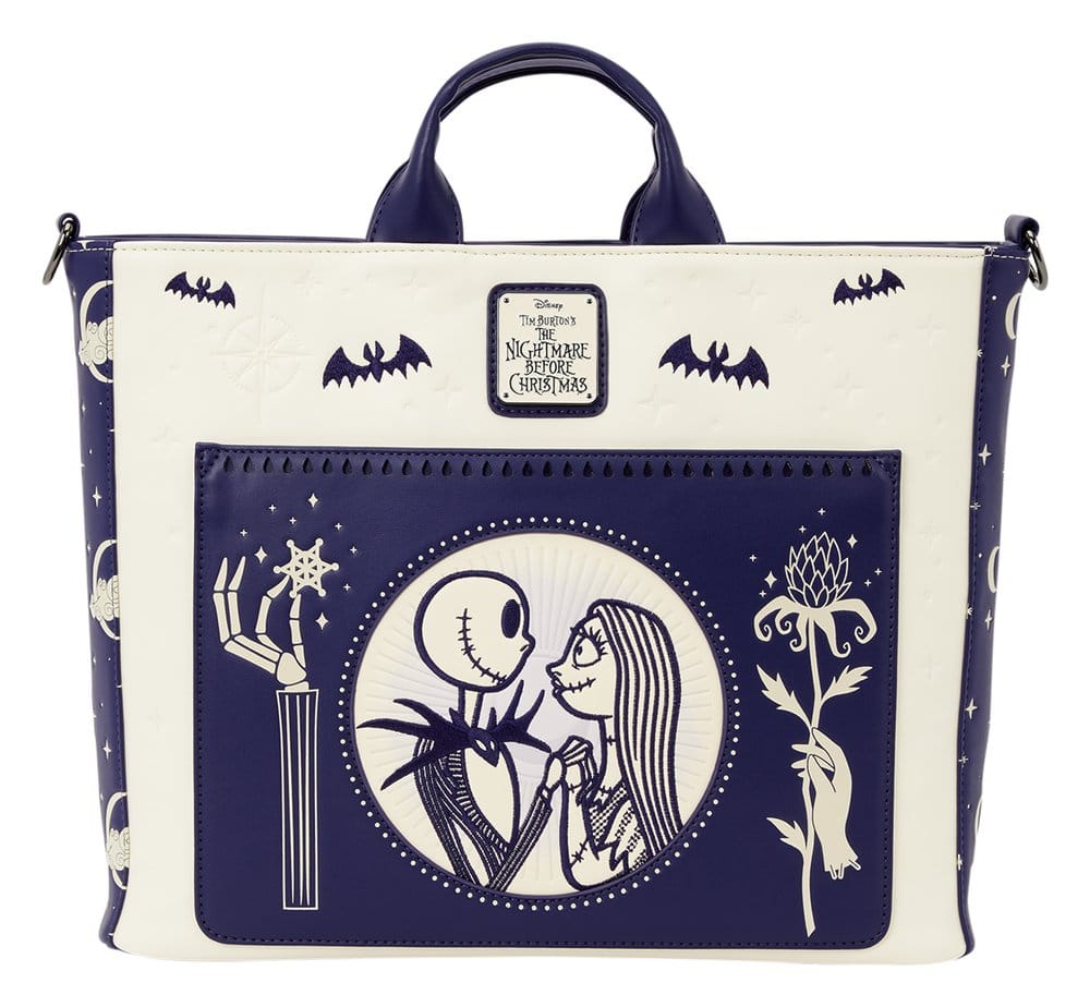 L'Étrange Noël de monsieur Jack by Loungefly sac à dos et sac shopping Jack Skellington & Sally Night Sky