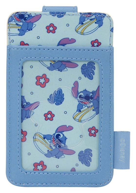 Disney by Loungefly étui pour carte de transport Lilo & Stitch Animal Friends Surfing
