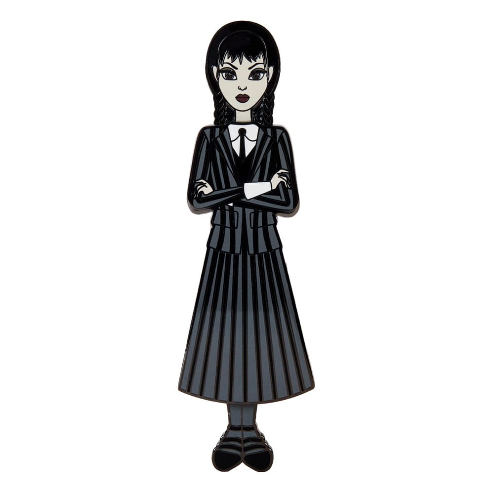Wednesday by Loungefly Pin set 4 pin's émaillés Wednesday Addams Paper Doll 3 cm