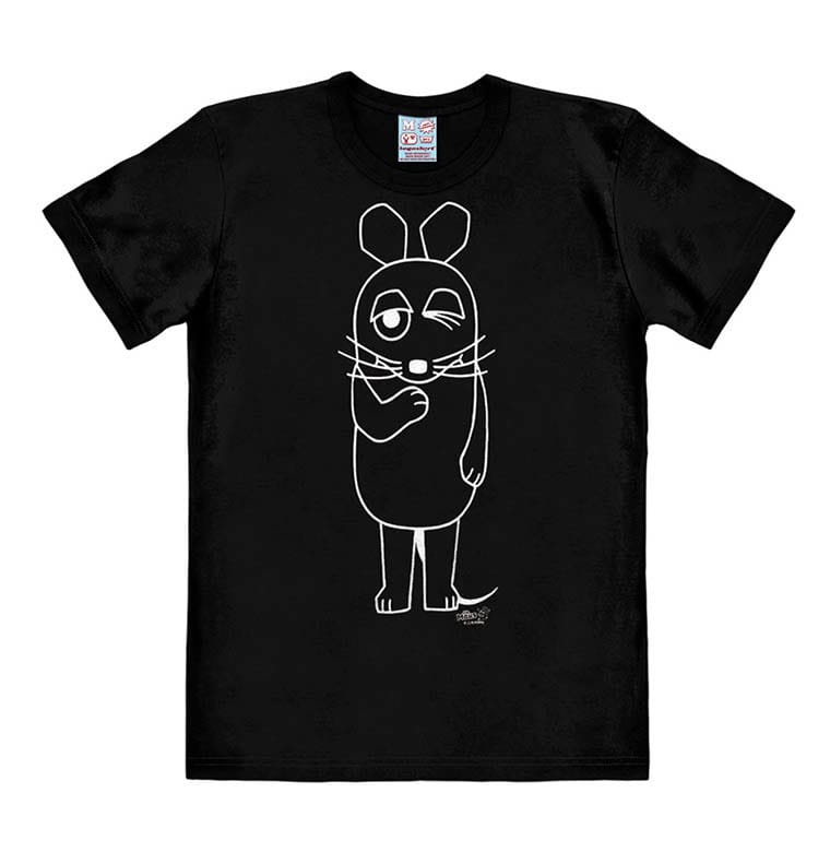Die Sendung mit der Maus (L'émission avec la souris) T-Shirt Easy Fit Outline  (L)