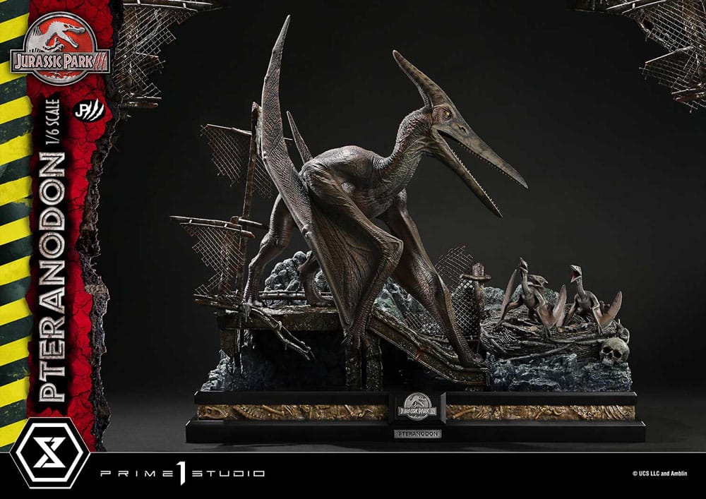 Jurassic Park III statuette Legacy Museum Collection 1/6 Pteranodon Bonus Version 68 cm