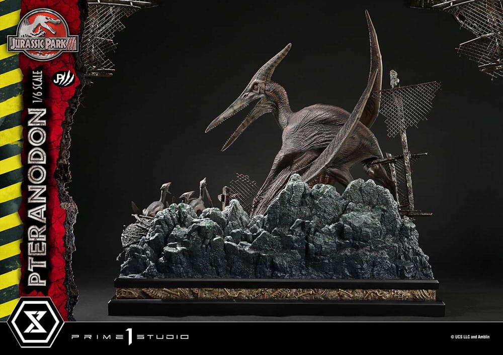 Jurassic Park III statuette Legacy Museum Collection 1/6 Pteranodon Bonus Version 68 cm
