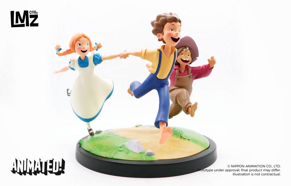 Tom Sawyer statuette Animated! Tom, Huck & Becky 23 cm