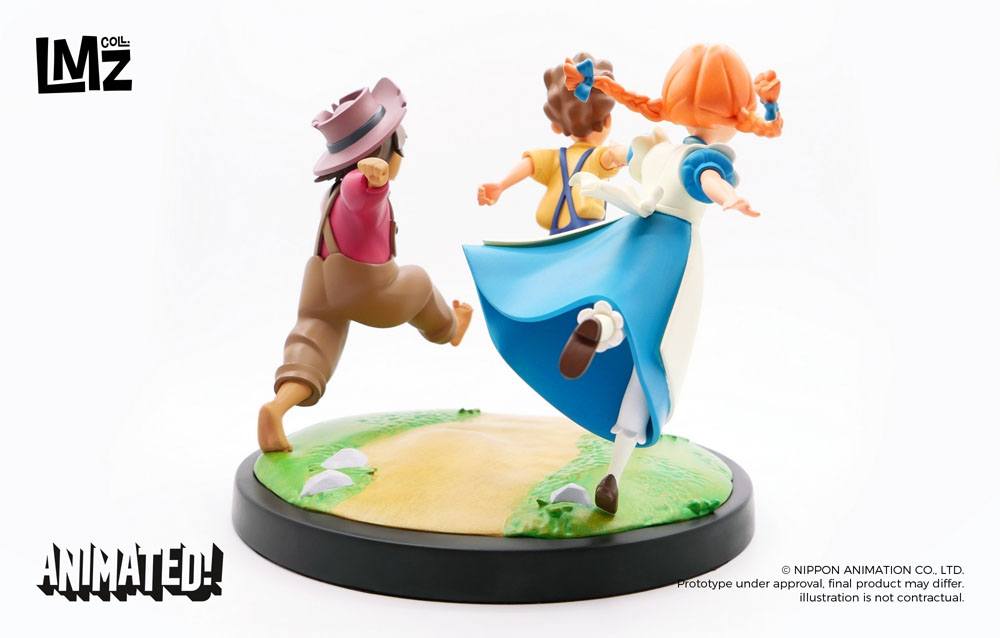 Tom Sawyer statuette Animated! Tom, Huck & Becky 23 cm