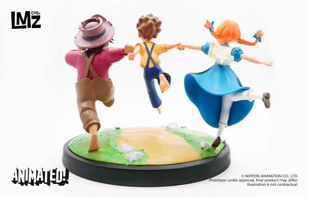 Tom Sawyer statuette Animated! Tom, Huck & Becky 23 cm