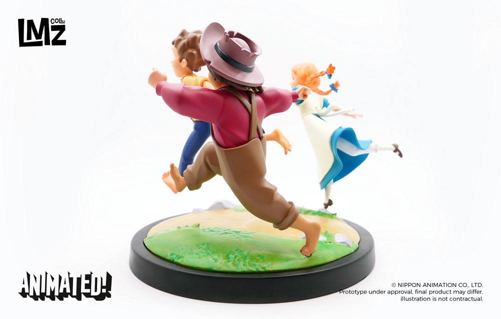 Tom Sawyer statuette Animated! Tom, Huck & Becky 23 cm