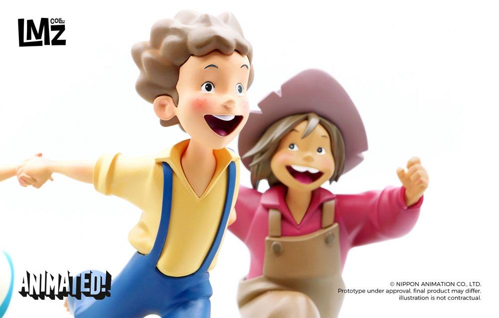 Tom Sawyer statuette Animated! Tom, Huck & Becky 23 cm