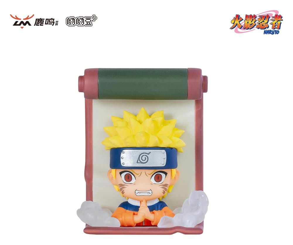 Naruto présentoir boîte-mystère 3D Magnet Secret Ninja Scroll Series Blind Box Display (12)