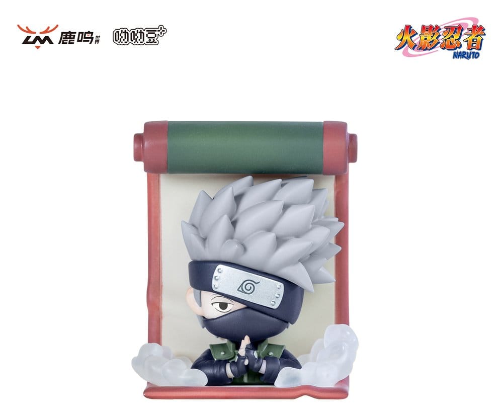 Naruto présentoir boîte-mystère 3D Magnet Secret Ninja Scroll Series Blind Box Display (12)