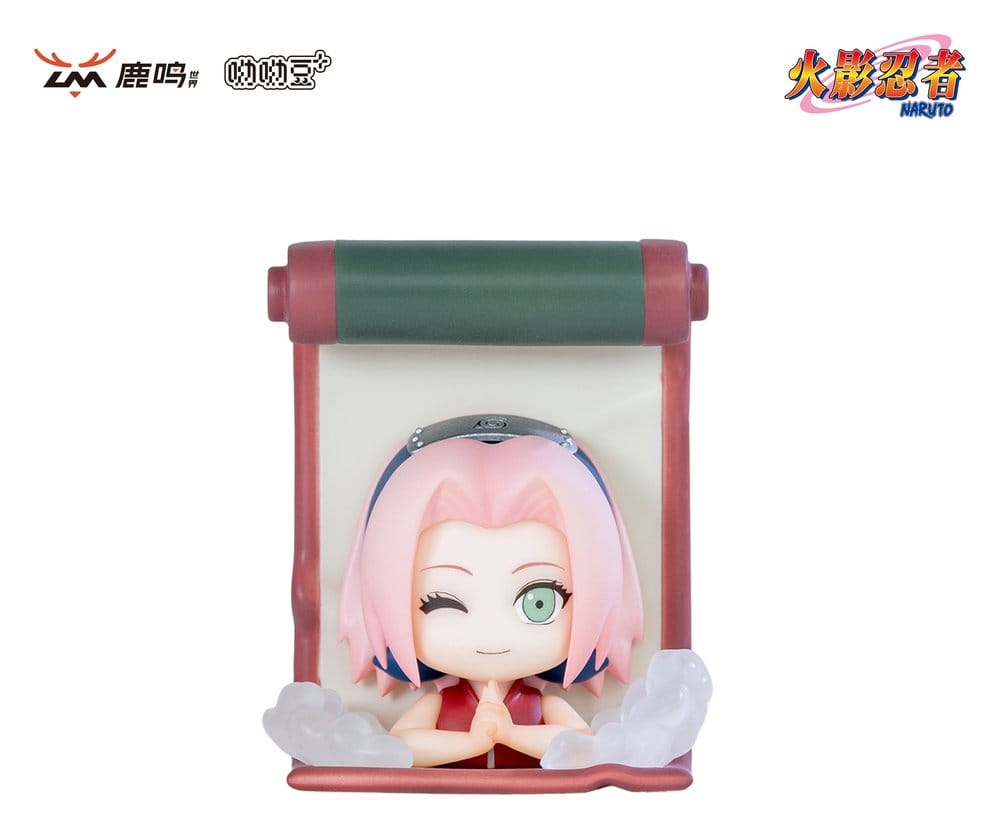 Naruto présentoir boîte-mystère 3D Magnet Secret Ninja Scroll Series Blind Box Display (12)