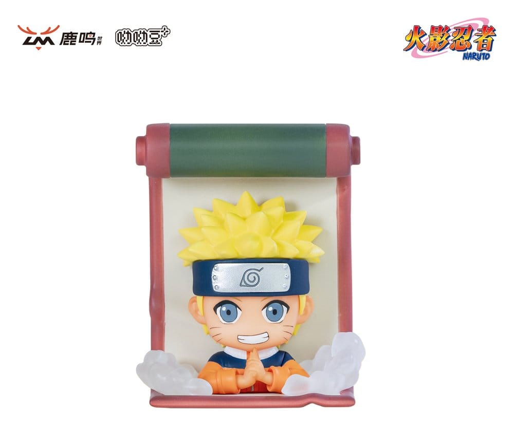 Naruto présentoir boîte-mystère 3D Magnet Secret Ninja Scroll Series Blind Box Display (12)