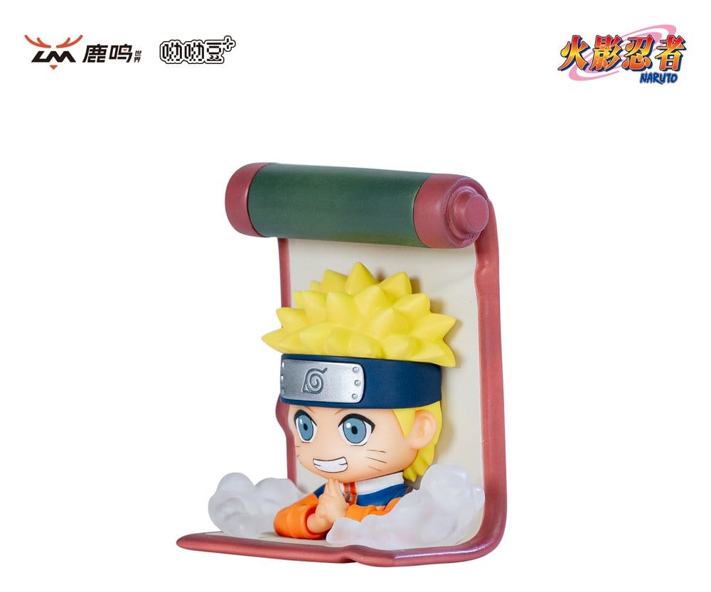 Naruto présentoir boîte-mystère 3D Magnet Secret Ninja Scroll Series Blind Box Display (12)