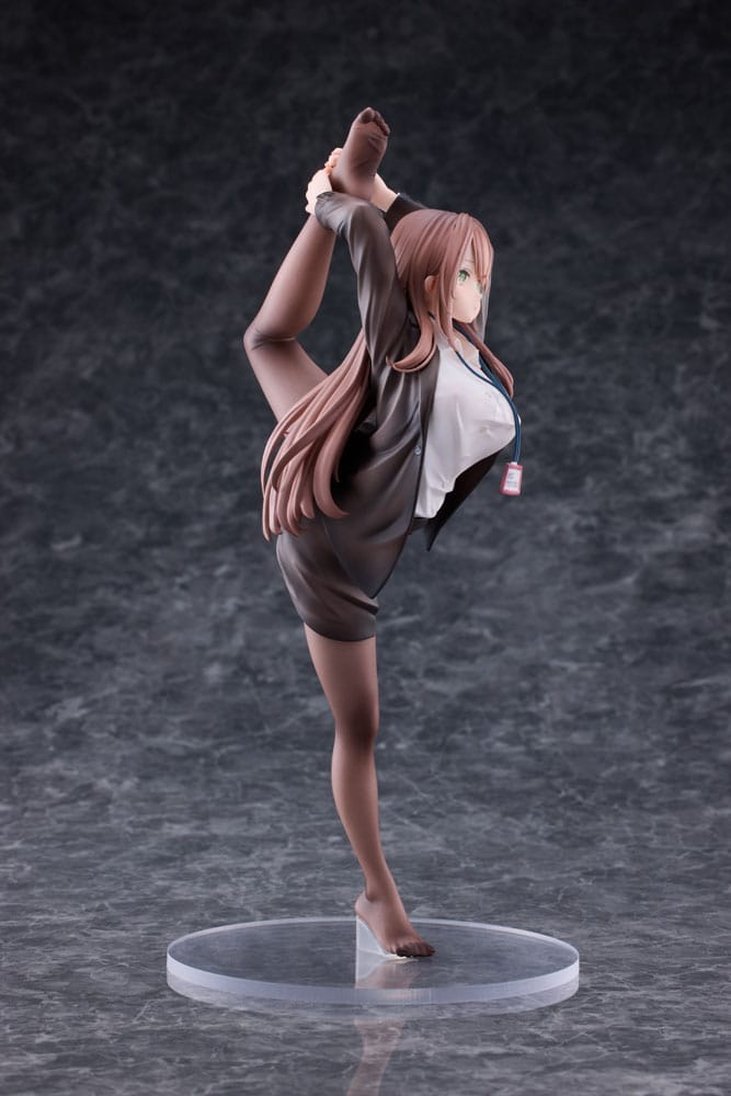 Original Character statuette PVC 1/6 OL-chan Who Doesn't Want to Go to Work White Ver. 26 cm